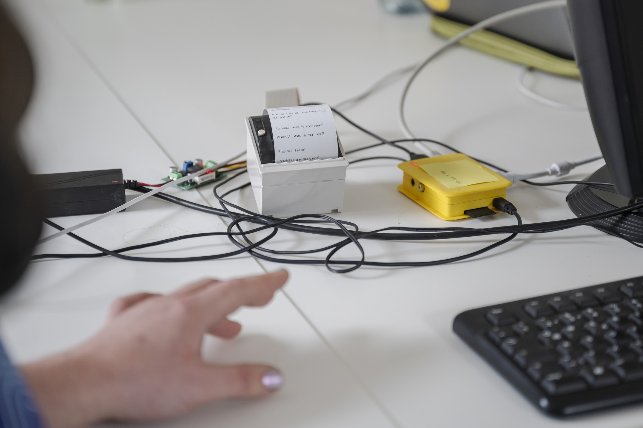 AMRO24 Exhibitions "Permacomputing your way out of casual dystopia", by Ola Bonati & Brendan Howell