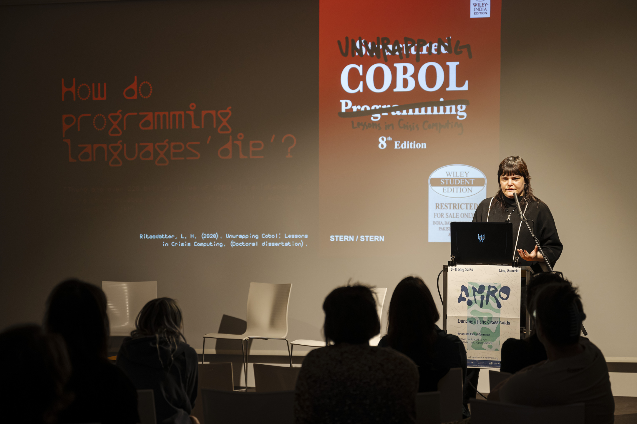 AMRO24 Exhibitions "Reclaiming Computation: Multilingual Programming Languages as anti-imperialist tools of resistance", by Mariana Marangoni