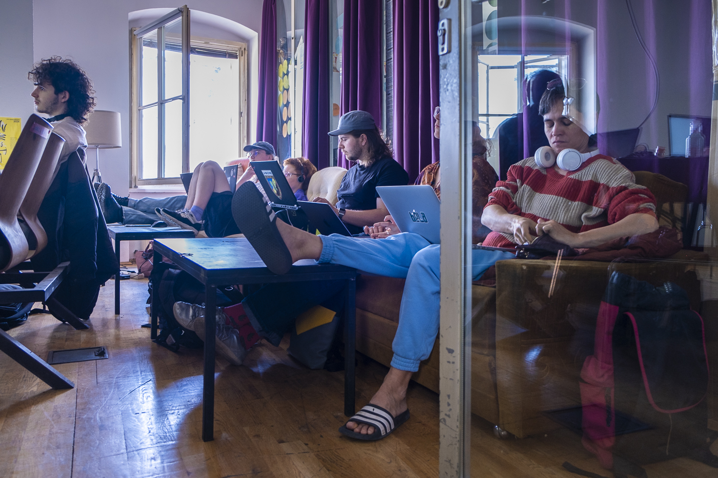 AMRO24 Exhibitions "Collaborative Music Coding with Flok and Mercury for the Web", by Timo Hoogland & Lina Bautista (aka Linalab)