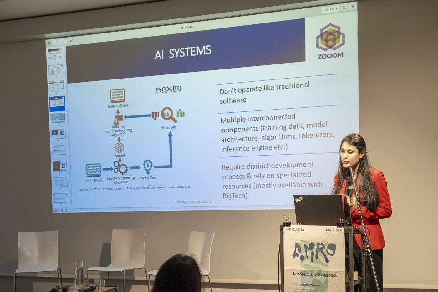 AMRO24 Exhibitions "Free Software & Openness of Artificial Intelligence", by Niharika Singhal
